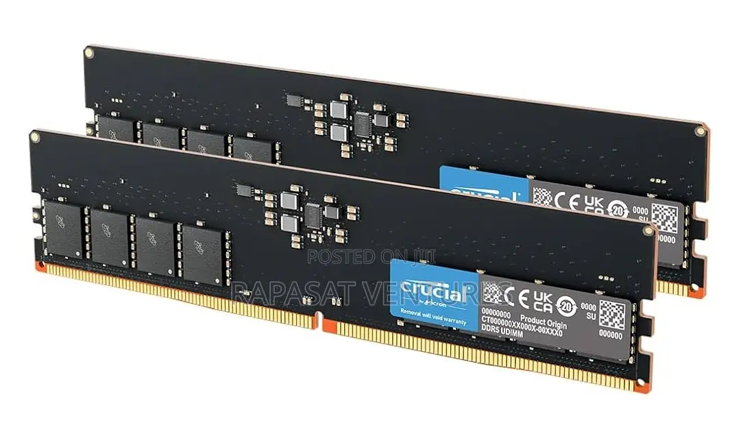 Crucial Ram 16gb Kit Ddr5 4800mhz Cl40 Desktop Memory