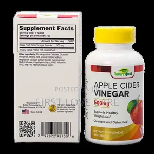 Nature's Field Apple Cider Vinegar 500mg