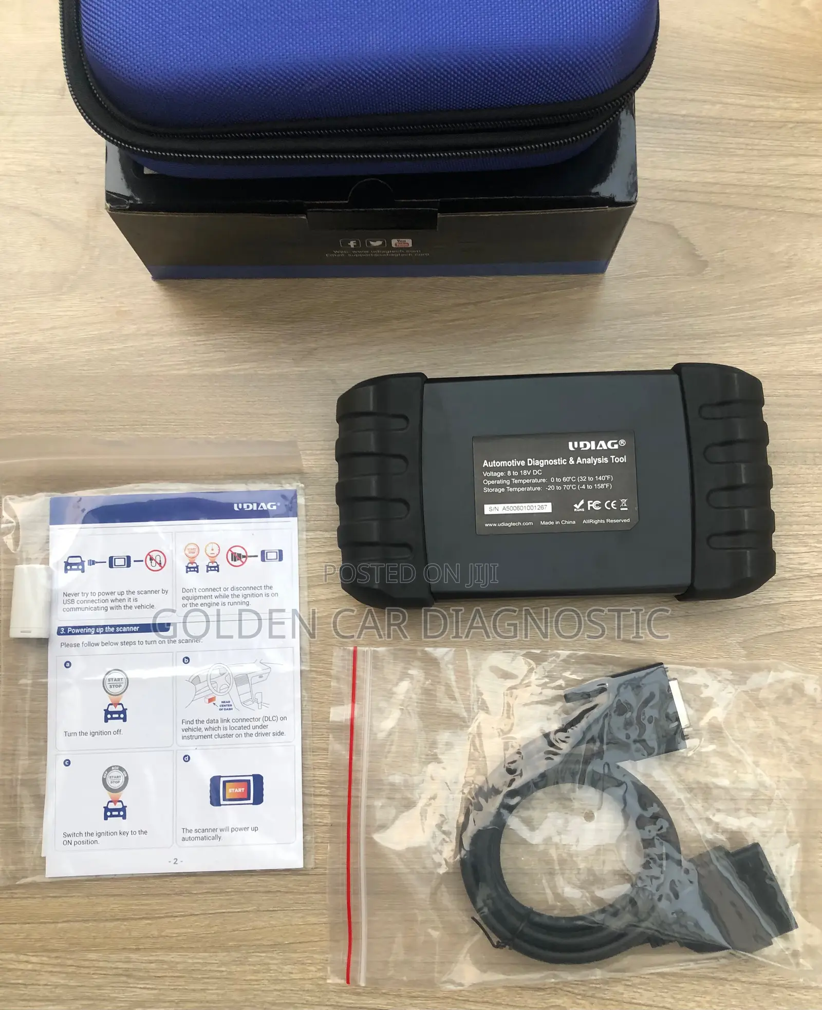 Udiag A500 OBD2 Car Diagnostic Scanner