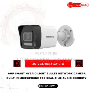 Hikvision 8mp Smart Hybrid Light With Audio Ip Camera
