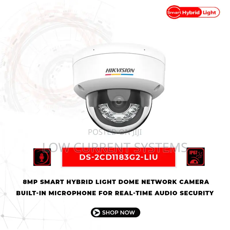 Hikvision 8mp Smart Hybrid Light With Audio Ip Camera