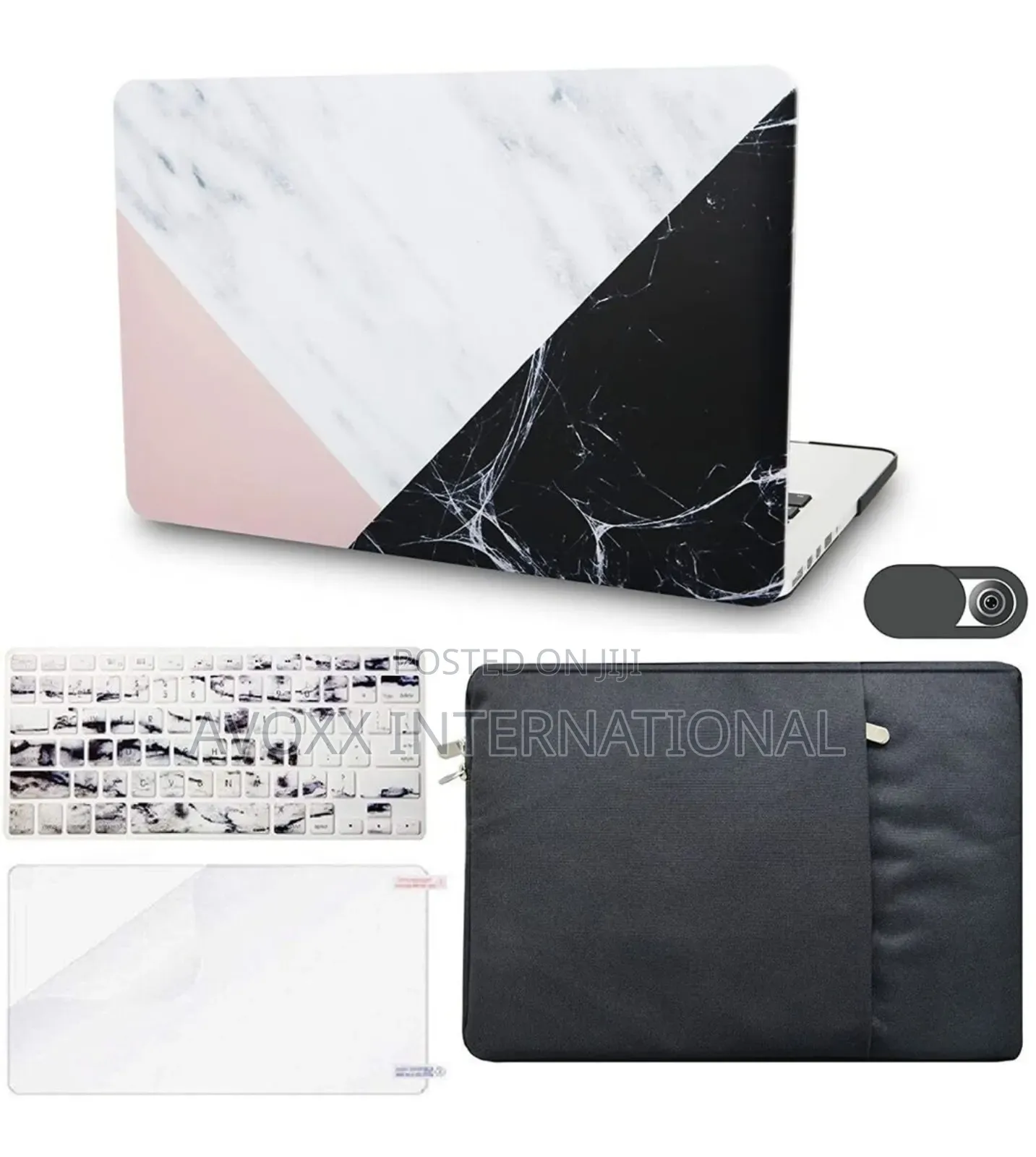 KECC 5 in 1 Bundle Case for Macbook Air 13" A1502/A1425