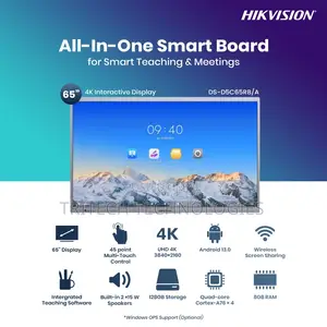 Hikvision 65-Inch Interactive Display Ds-D5c65rb/B