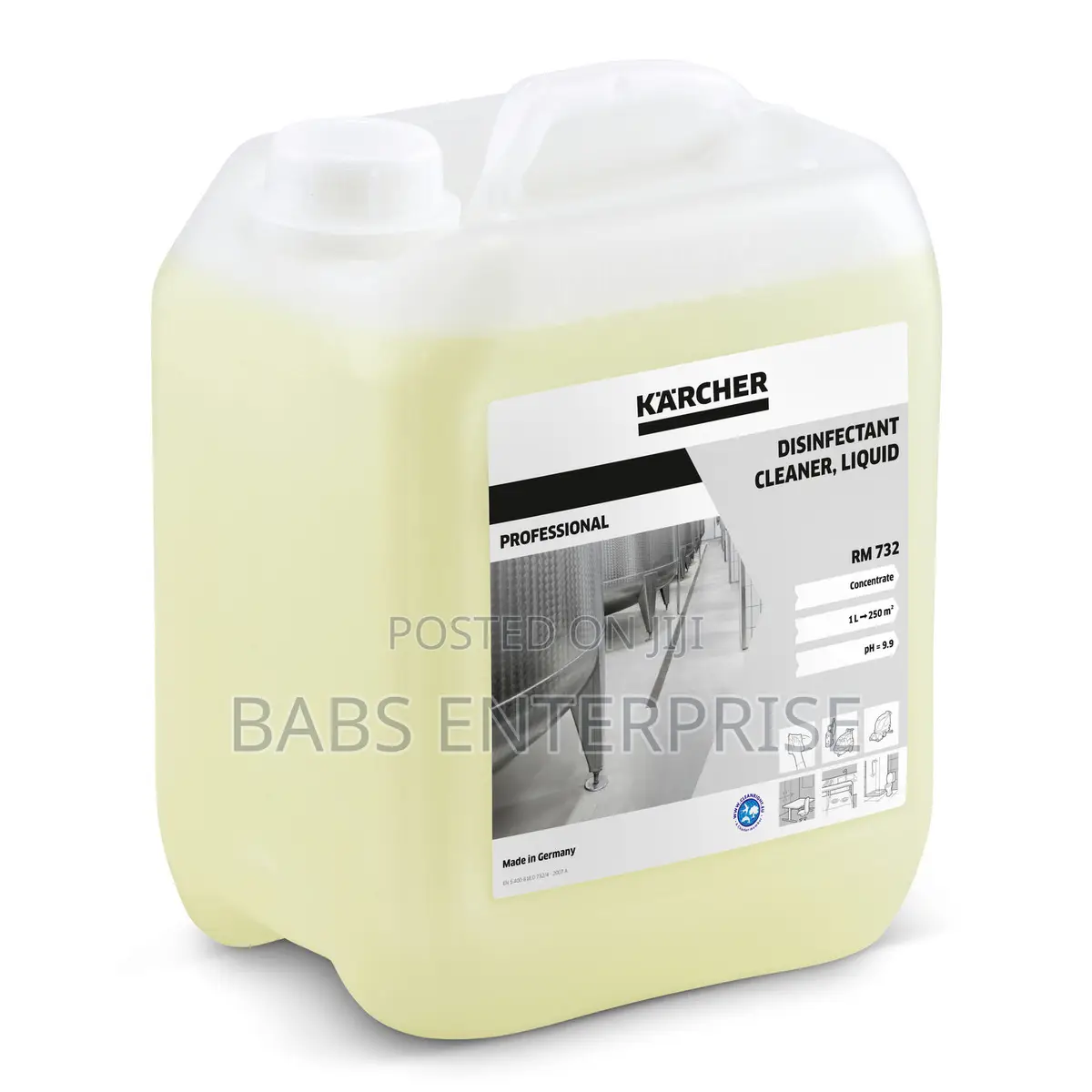 Karcher Disinfectant Cleaner, Liquid RM 732, 5l