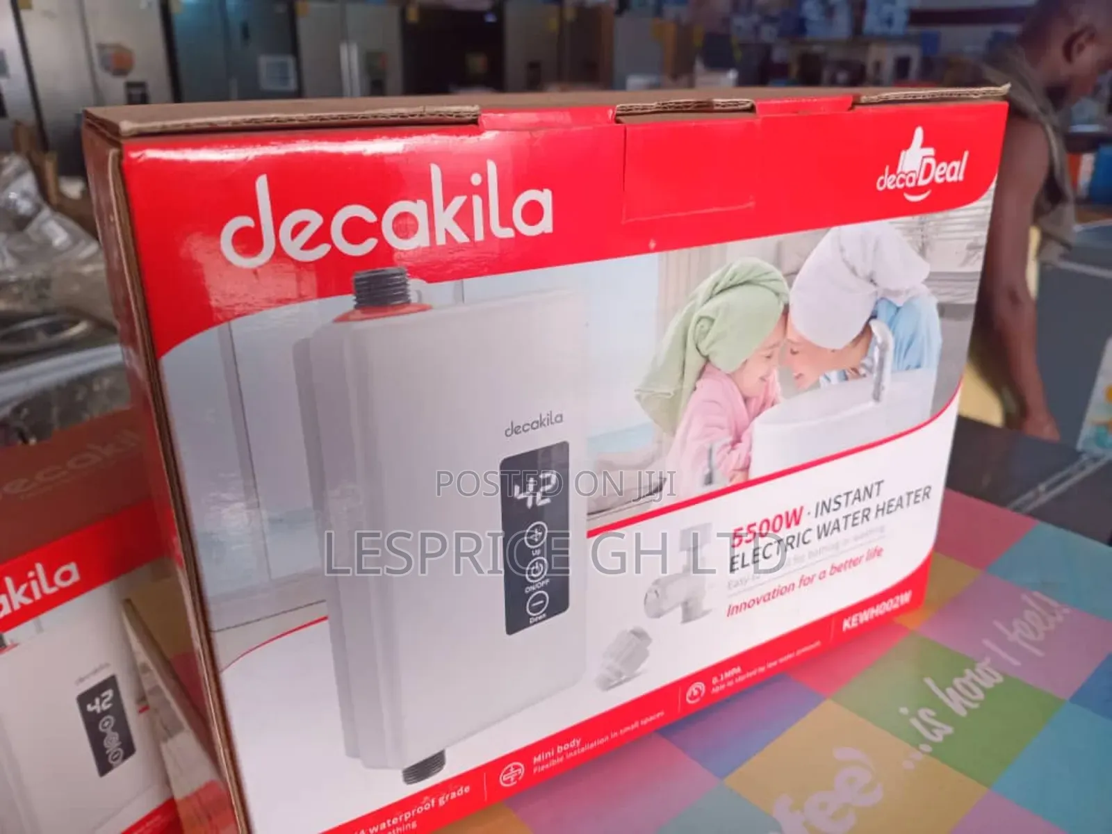 Decakila 5500W: Instant Hot Water, 3-5s Heat Time!