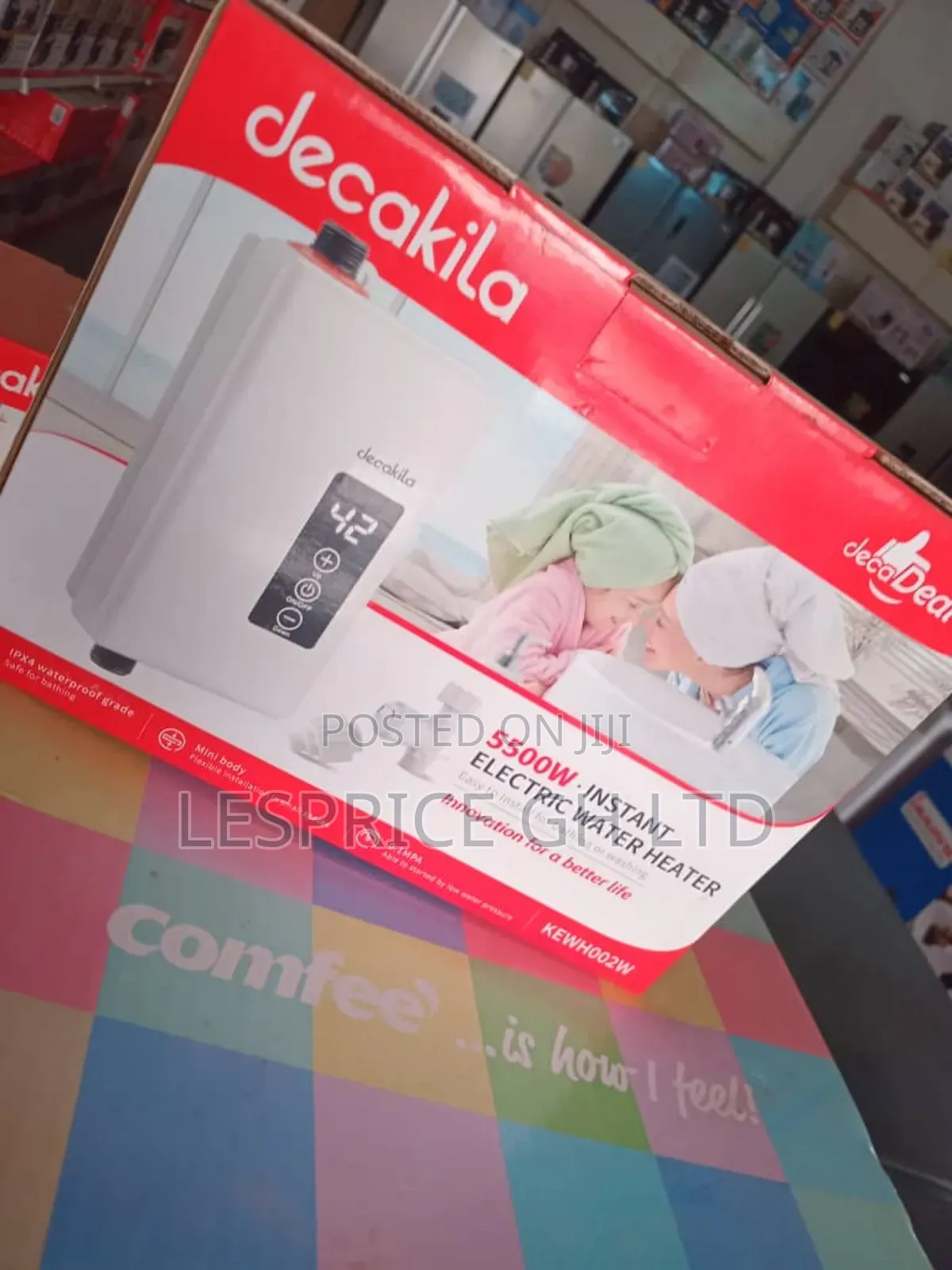 Decakila: Instant 5500W Heater, Power Safety!