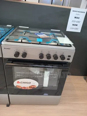 60x60 Chigo Auto Ignition, Tempered Glass Door!