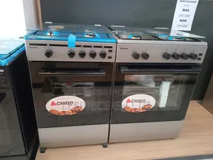 60x60 Chigo Cooker: 4 Burners, Oven Deep Tray