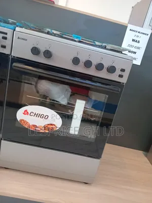 Chigo 60x60: 4 Burners, Easy Clean, Great Value!
