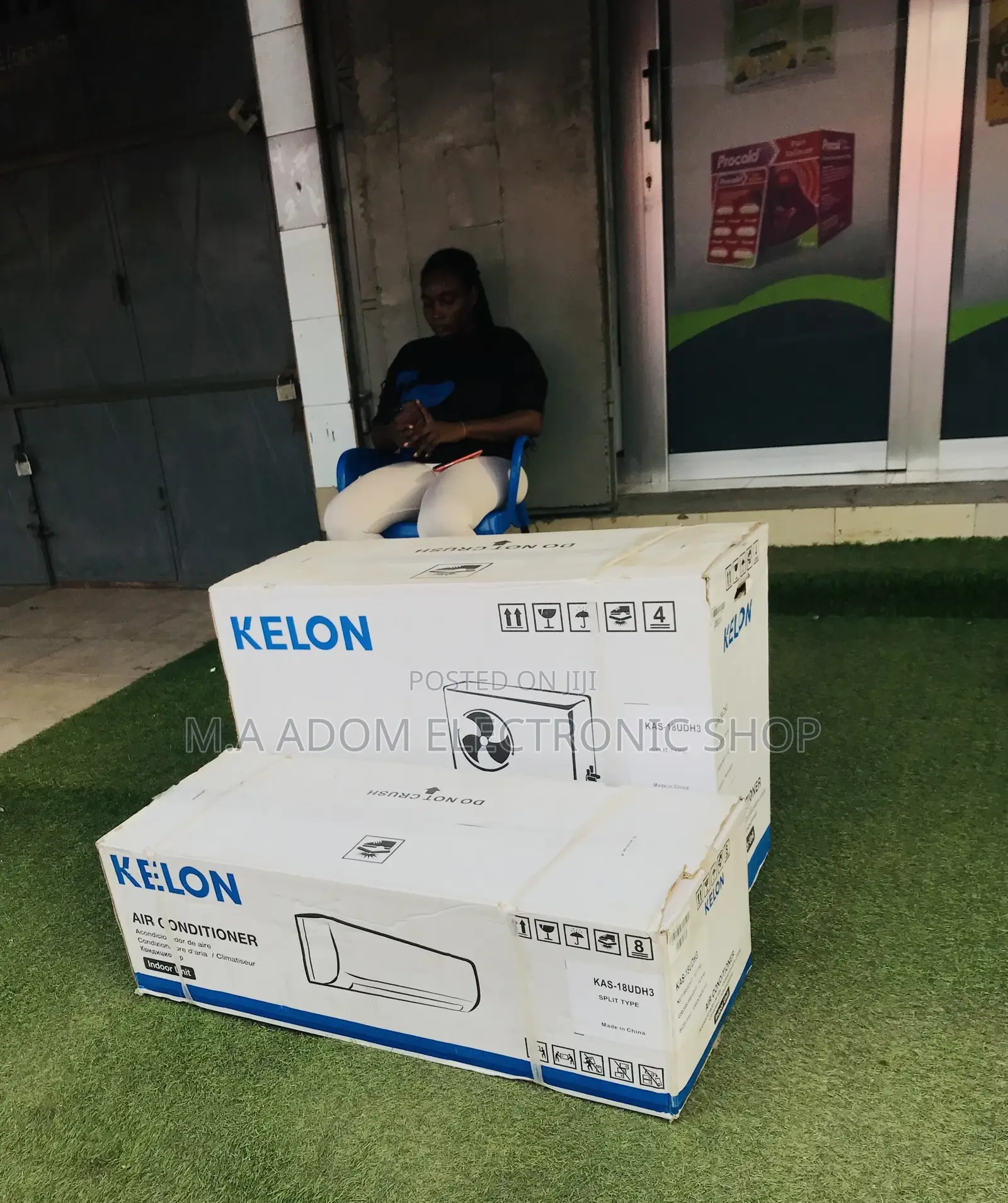 Extremely Chilling Kelon 2.0hp Split Type Ac(R410 Gas).