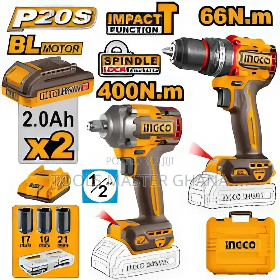 Cordless 2 Pcs Combo Kit - Ckli20275
