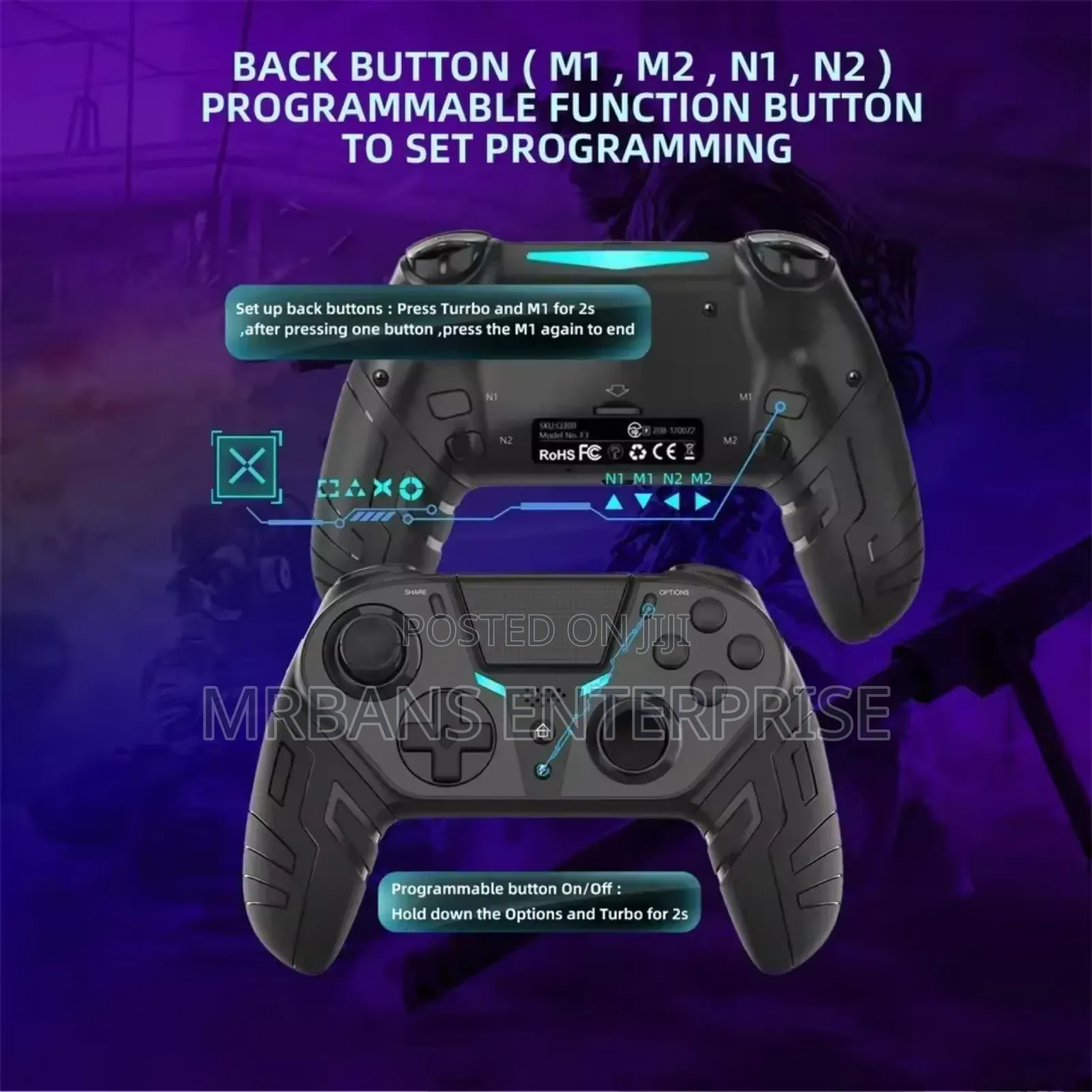Ps4 Elite Controller With Turbo Functions