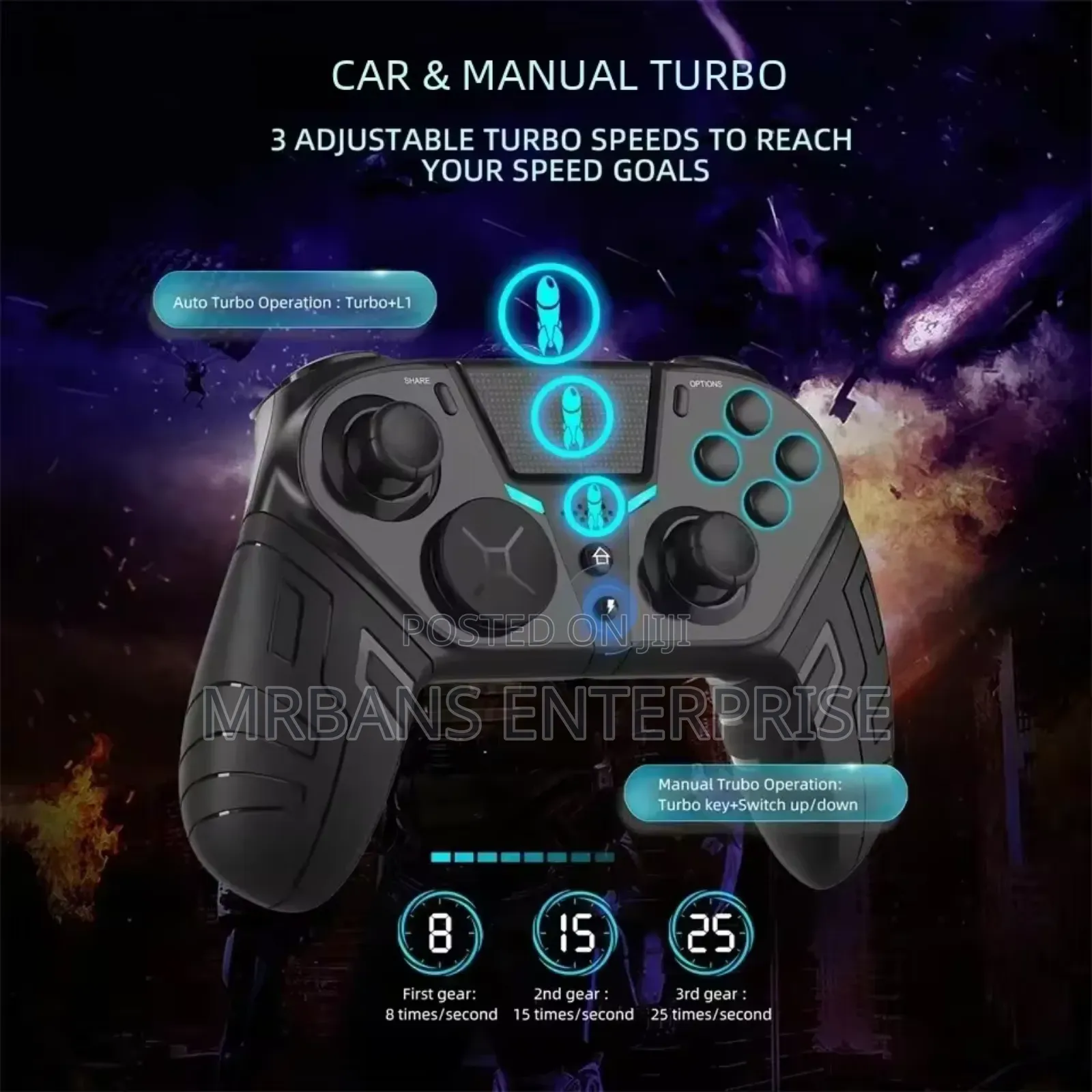 Ps4 Elite Controller With Turbo Functions