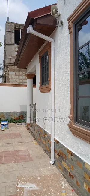 Installation of PVC and Downspout