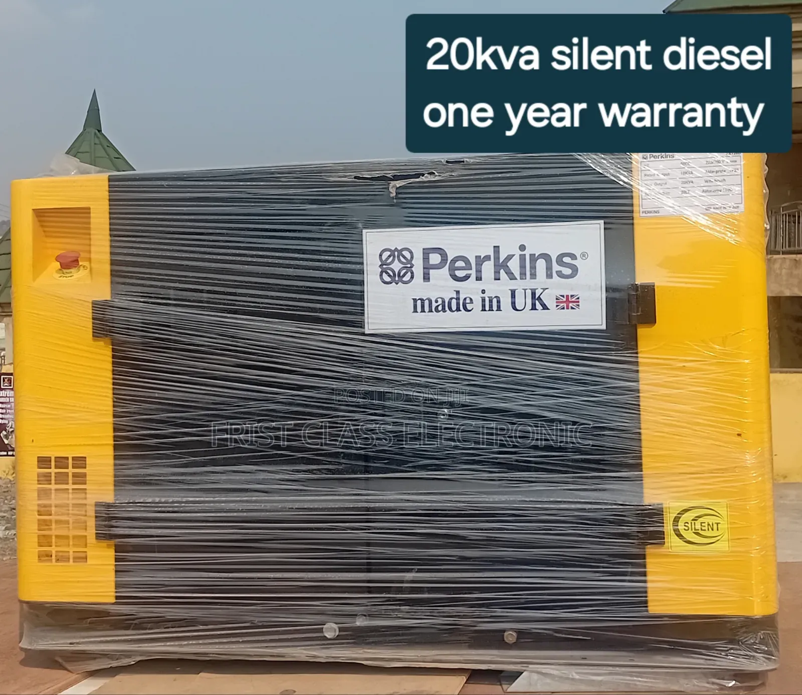20kva Silent Diesel Genset With 100% Copper Engine