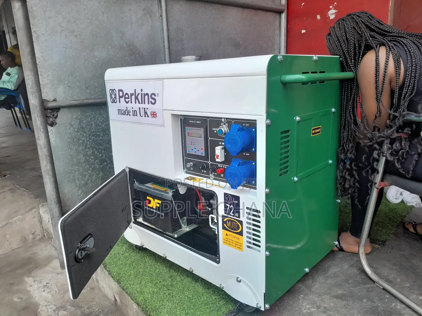 Single Phase Perkins Generator Diesel Geneset 15kva