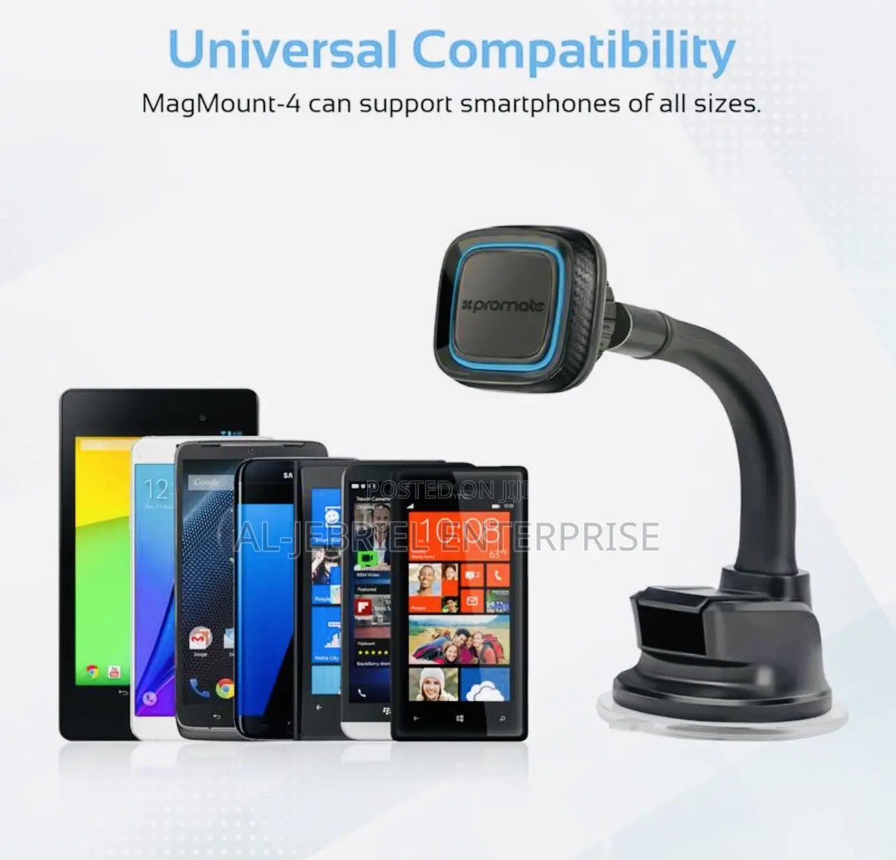 Promate Magnetic Car Phone Mount —MAGMOUNT-4