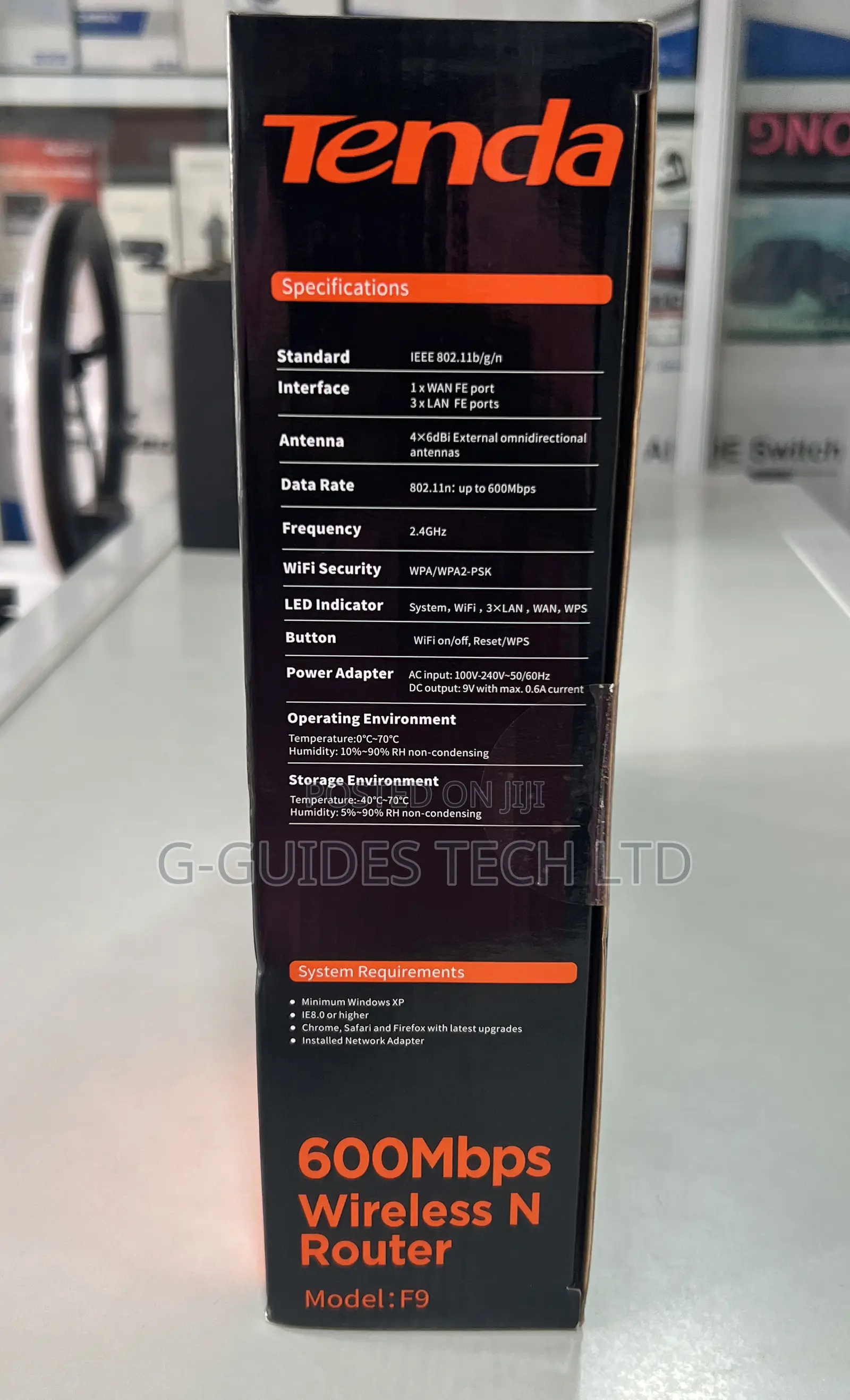 Tenda 600mbps Wireless N Router Whole-Home Coverage F9