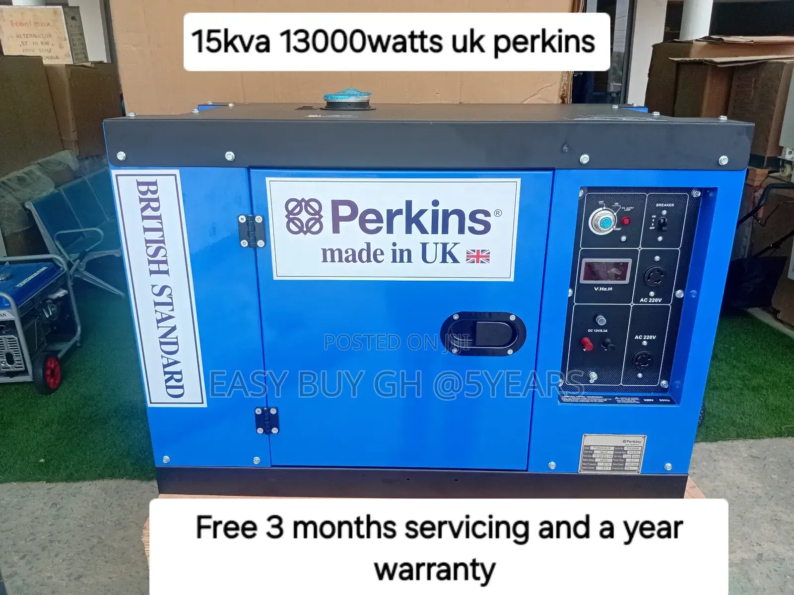15kva Fuel Save Perkins Silent Generator 13000watts 15kva