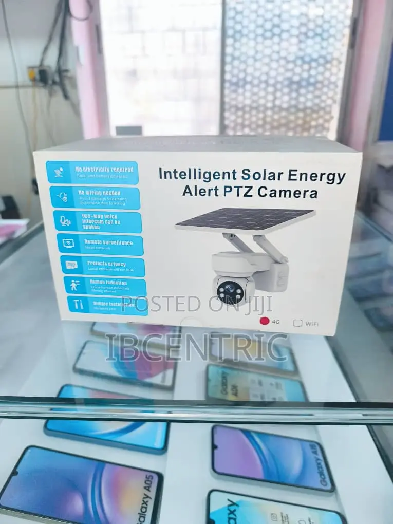 Intelligent Solar Energy Alert PTZ Camera