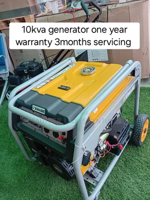 Yellow Coloured Generator 7.5kva Good 7.5kva