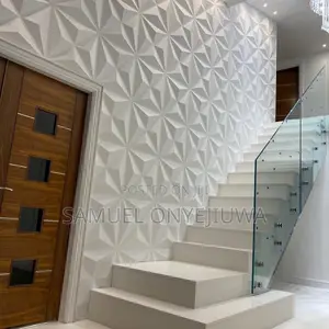 3d PVC Wall Panels White (D003)