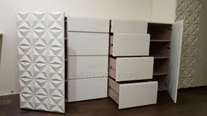 3d PVC Wall Panels White (D003)