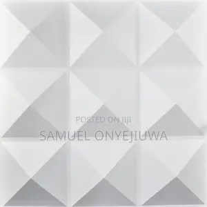 3D PVC Wall Panels White (D004)
