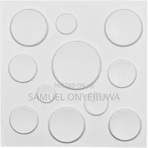 3D PVC Wall Panels White (D083)