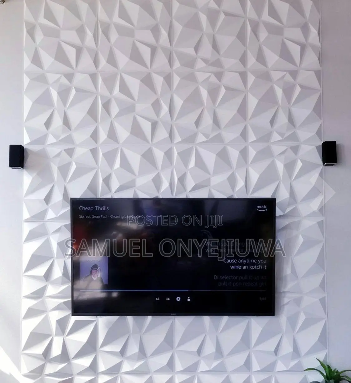 3D PVC Wall Panels White (D094)
