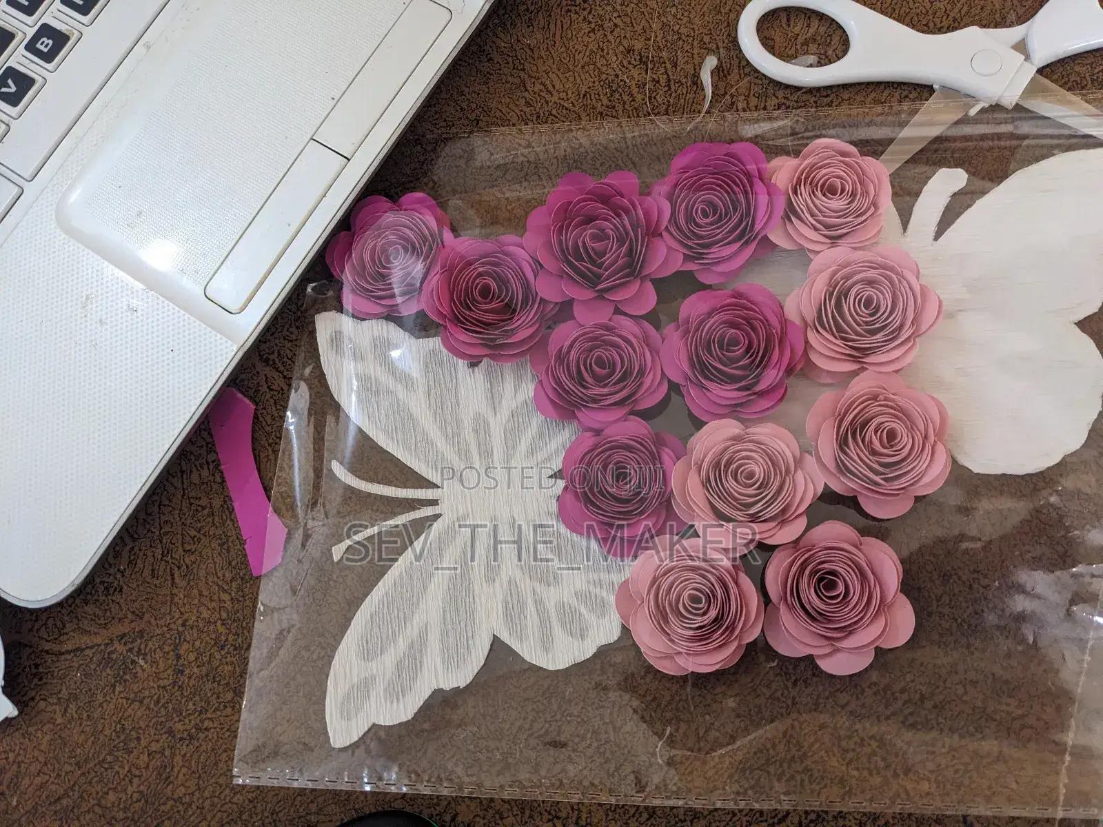 Paper Flowers and Vase Available for a Cool Price