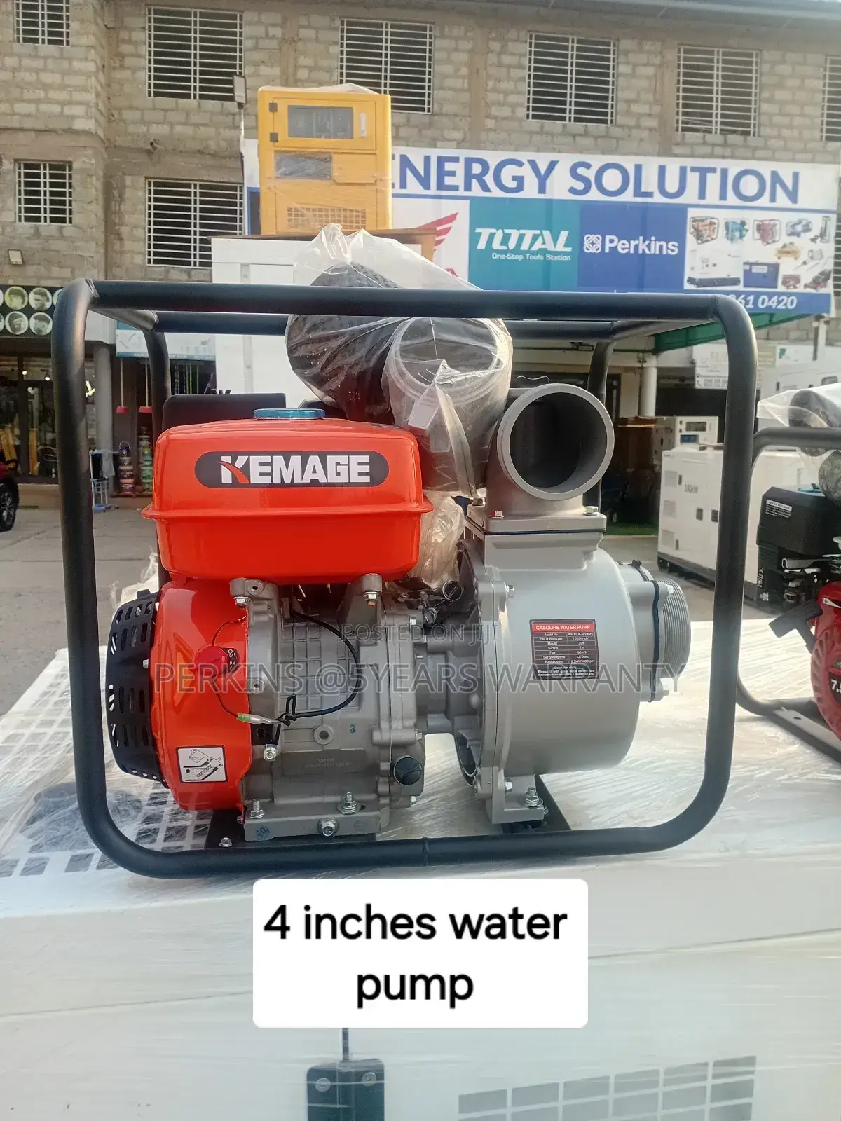 4 Inches 100%High Quality Kemage Pertrol Generator Water Pum