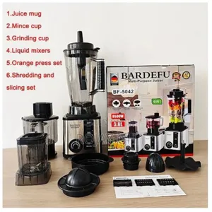 Bardefu 6-in-1 Multi-Purpose Blender - 9500w - 3.0l