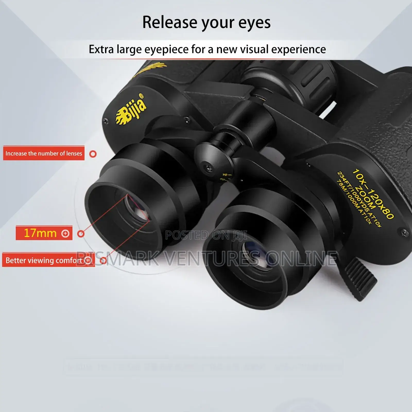 10-120x Zoom Times Binoculars/Hd High Power Low Light Level