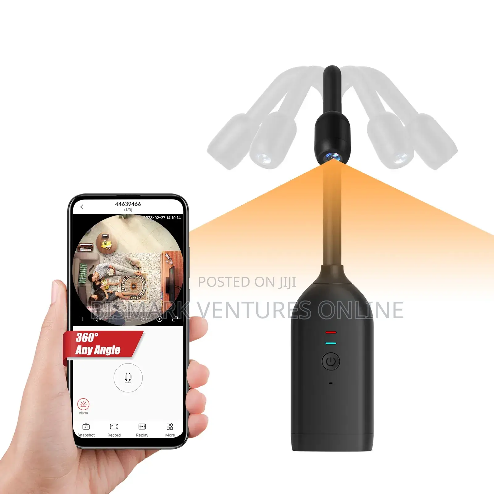 Panoramic Hidden Camera Spy Camera, Free Rotation Angle