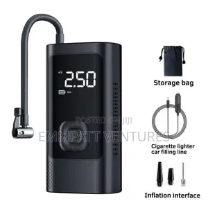 Vehicle Tyre Inflator and Power Bank for Phones