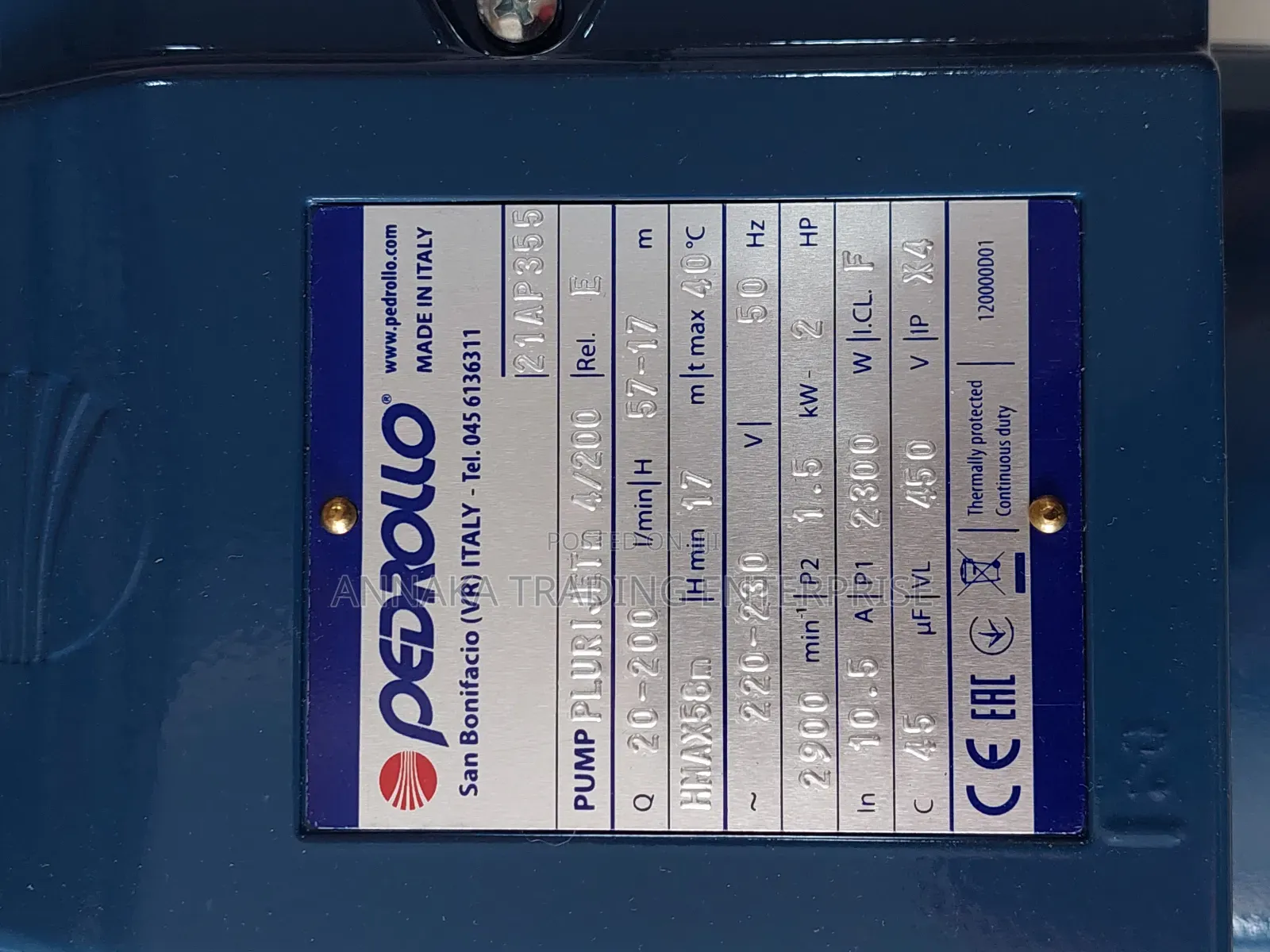 Pedrollo Stainless Steel Pump