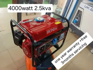 Made in Japan Honda 2.5kva 4000watt Petrol Generator