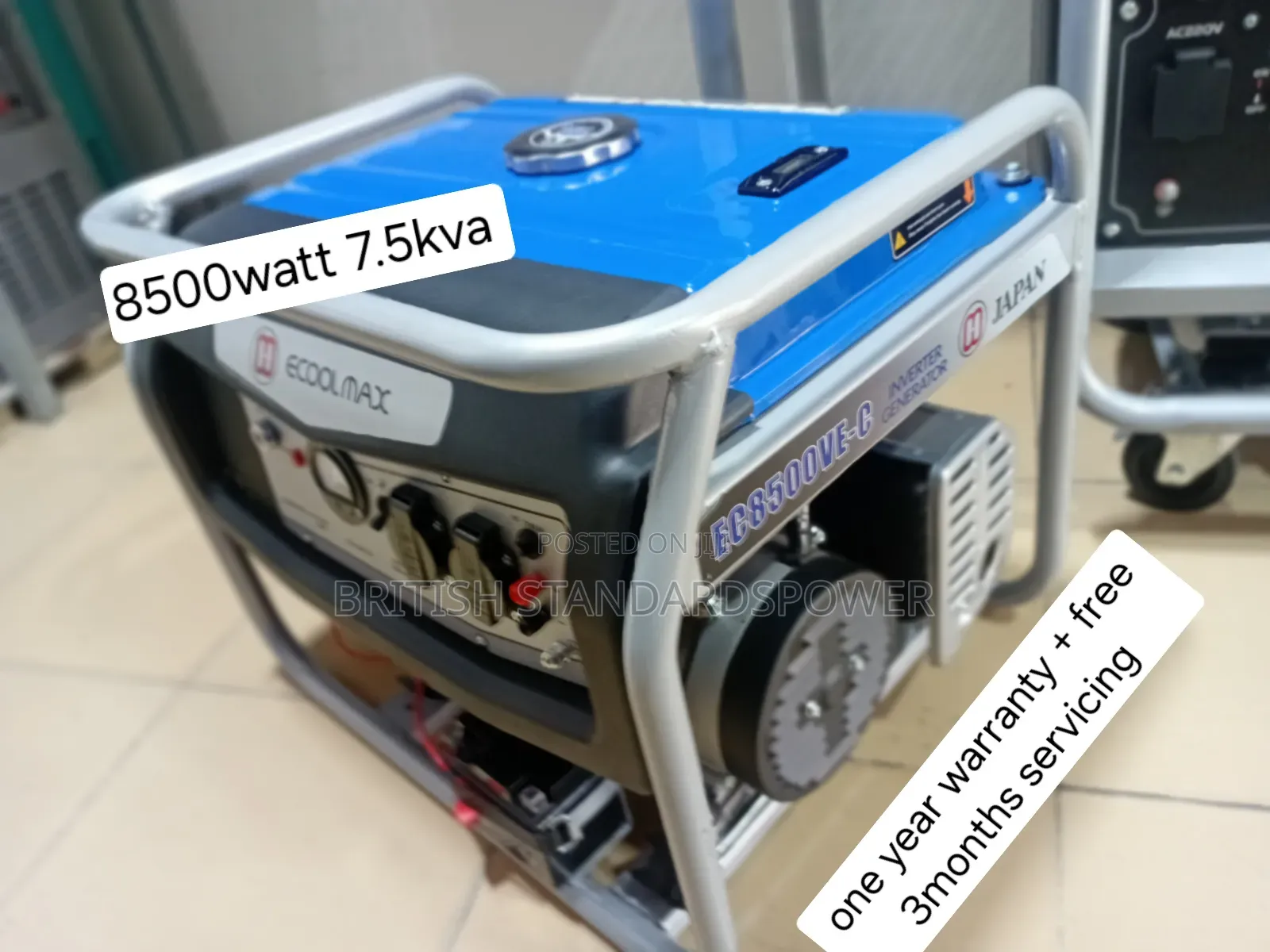 Better Petrol Generator Ecoolmax 7.5kva 8500watt