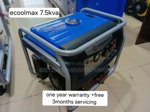 Correct Ecoolmax Petrol Generator 7.5kva 8500watt