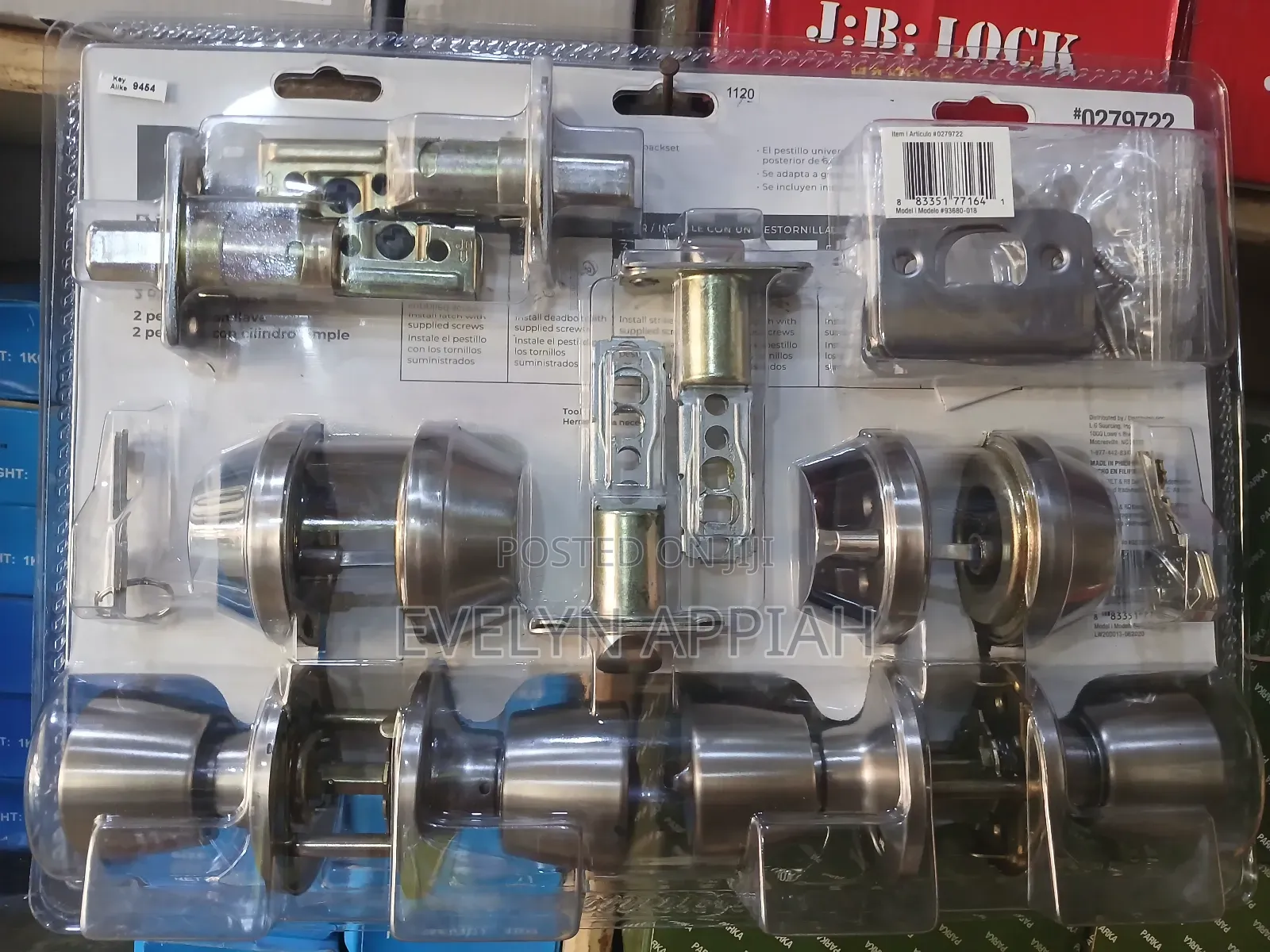 2in1 Single Cylinder Deadbolt and Knob Lock
