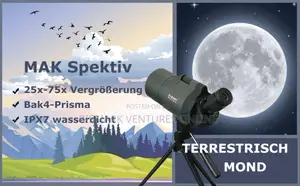 Svbony 25-75 X 70 Mak Telescope Monocular Bak4 Prism.