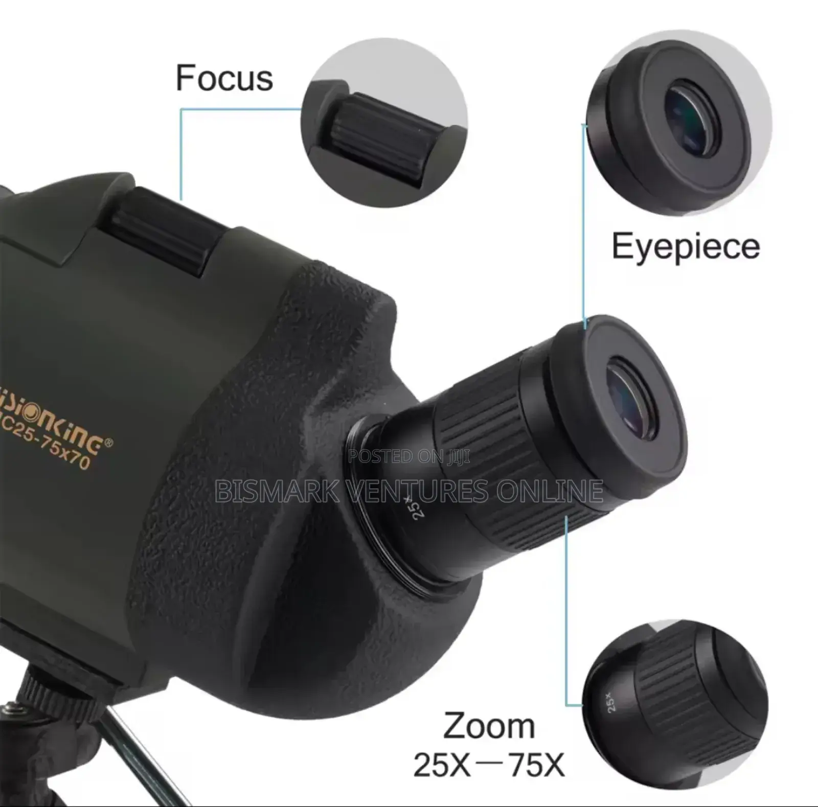 Svbony 25-75 X 70 Mak Telescope Monocular Bak4 Prism.