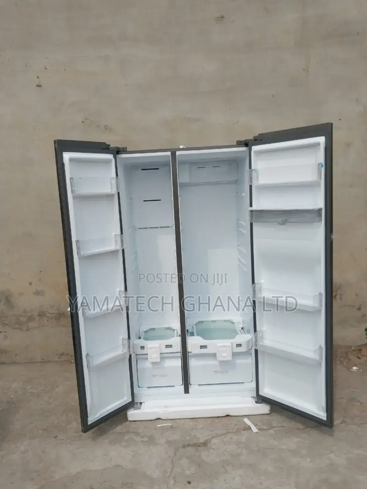 TCL Side by Side Fridge With Dispenser - 508litres-P520sbn