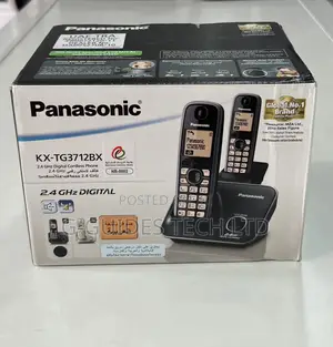 Panasonic 2 in 1 Digital Cordless Phone KX-TG3712BX