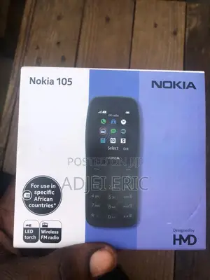 New Nokia 105 Black