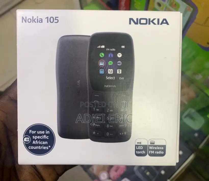 New Nokia 105 Black