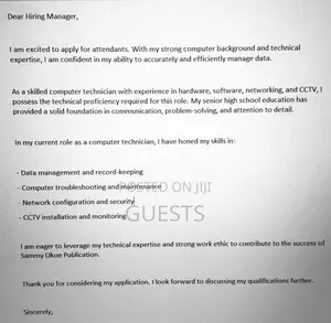 Computing IT CV