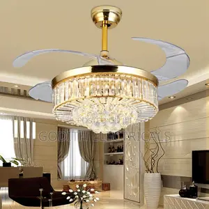 Decorative Ceiling Fan With 3 Colors N Bluetooth