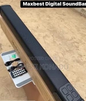 2026 Deep Bass Maxbest125 Rechargable Soundbar